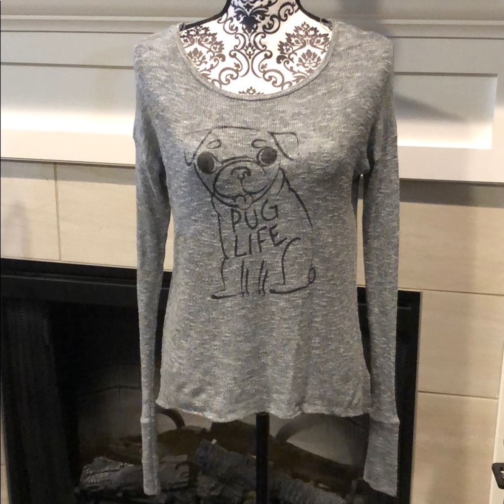 Bethany Mota Pug Life Long Sleeve Tee